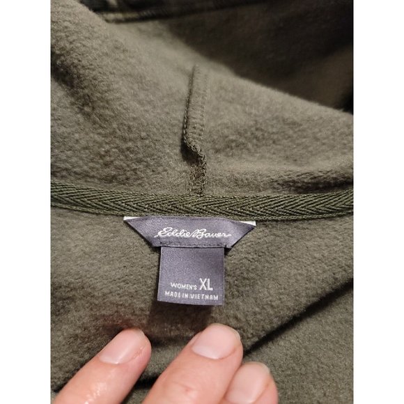 Eddie Bauer Women's Camo Full Zip Hoodie Size XL - Picture 4 of 6